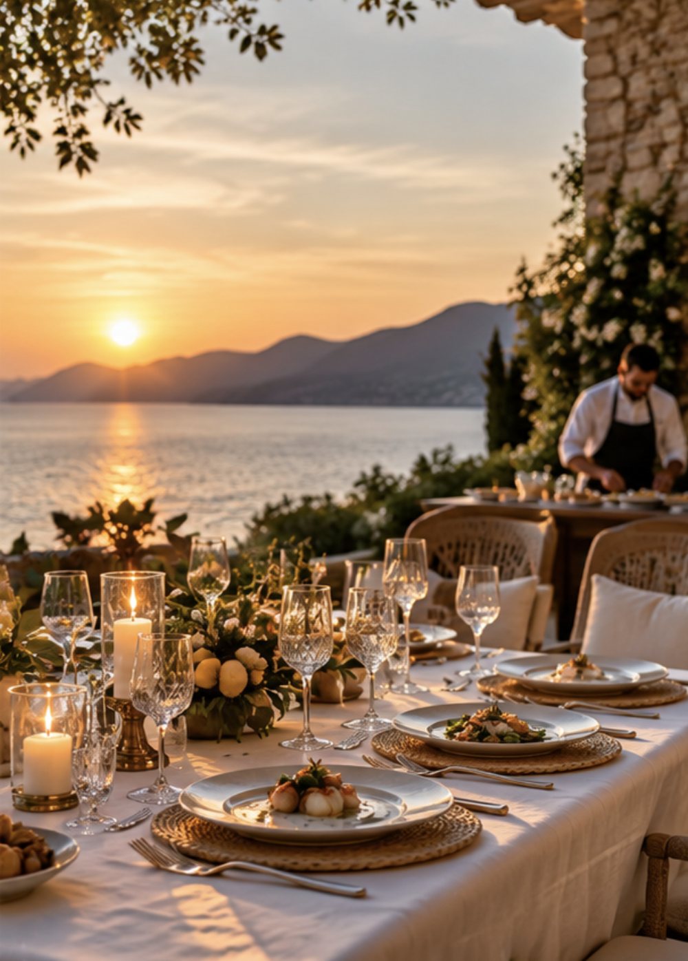 Dîner privé préparé par un chef à domicile